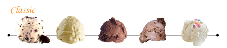 KStar Gelato Classic flavours