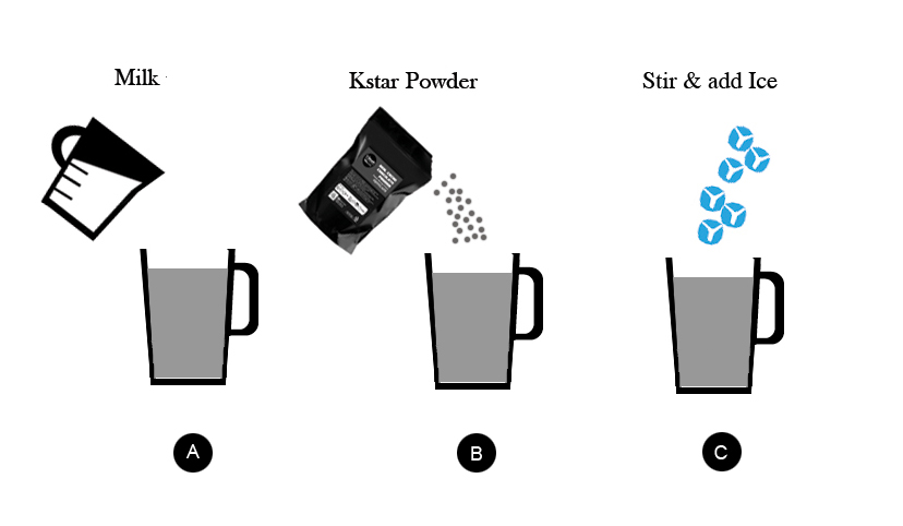 How to make an iced chocolate using KStar chocolate powder
